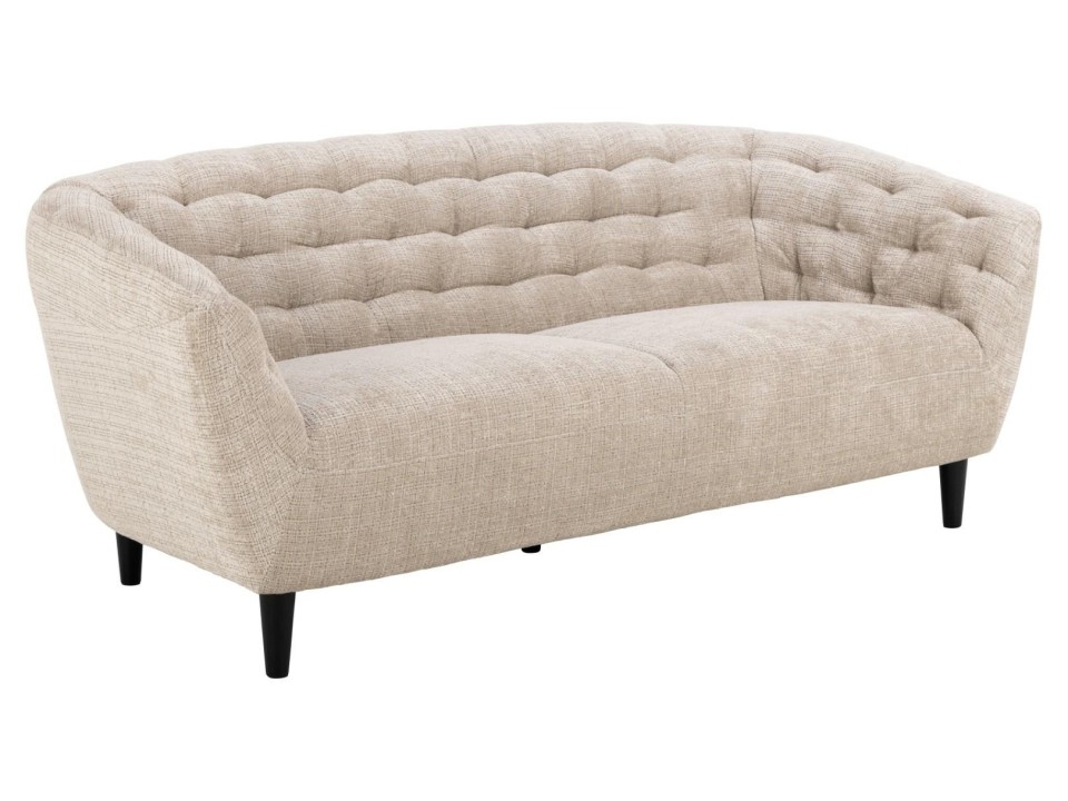 Sofa 3-osobowa Ria beżowa Juto 4 - ACTONA